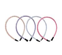 jojofuny Diademas Finas Lentejuelas Brillantes Cabello Pack de 8 Piezas en Colores Aleatorios Bandas Pelo Coloridas y Delicadas Accesorios de Moda para Mujeres y Niñas Color Aleatorio