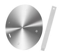 jojofuny Difusor de Calor para Cocina de Gas y Eléctrica Placa Adaptadora de Acero Inoxidable 160Mm X 34Mm Placa de Transferencia de Calor para Inducción Accesorio para Utensilios de