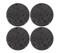 jojofuny Difusores de Aromas Esenciales de Piedra 4 Piezas Color Negro para y Estudios de Yoga, difusión silenciosa pasiva, Bloques de 60 mm