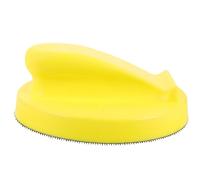 jojofuny Disco de lijado redondo manual herramienta de carpintería herramienta para trabajar la madera ratón sombreros almohadilla de lijado bloque de lijado a mano PU lijadora