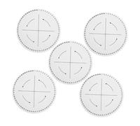 jojofuny Disco Redondo Para Tejido Kumihimo 64 Ranuras 15x15 Cm, Kit 5 Unidades, Herramienta De Trenzado Multihilo, Para Fabricantes De Pulseras De Amistad, Manualidades y Viaje