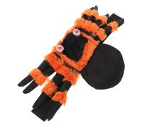jojofuny Disfraz de Araña para Mascota Pata de Araña Creativa con Arnés Disfraz Divertido para Desfile de Festivales de Halloween para Perros y Gatos