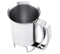 jojofuny Dispensador de Resistente al Desgaste y Anticorrosión para Tortitas de Acero Inoxidable Plata Adecuado para Repostería y Cocina Profesional