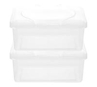 jojofuny Dispensador de Toallitas Húmedas para Ñiño 2 Unidades Caja Rellenable de Plástico PP Tapa Antipolvo 1400 Ml Tamaño 19X12X95 CM Organizador Portátil para Uso Doméstico y Viaje