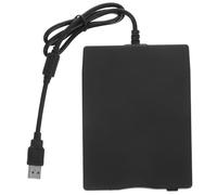 jojofuny Disquete USB Externa para Pc, USB 2.0, ABS Negro | Lector de Disquetes a Usb, Plug And Play, Lectura y Transferencia de Datos, Disco Duro Externo