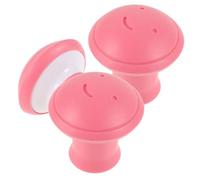 jojofuny Ejercitador Facial Portátil 3 Piezas en Silicona Rosa para Tonificar Músculos Faciales y Cuello, Masaje Relajante y Reductor de Papada para Belleza Facial Diaria