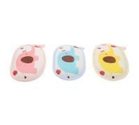 jojofuny Esponjas de Baño para Bebés 3 Piezas Dibujos de Elefante en Azul Rosa y Amarillo Suaves y Exfoliantes para Cuidado Delicado Piel Baño Diario