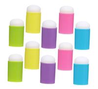 jojofuny Esponjas para Pintar y Dibujar Niños 10 Piezas Multicolor Herramienta Sencilla para Sellos Manualidades Pintura DIY Creatividad Casa Educativa Infantil