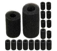 jojofuny Esponjas Prefiltro para Acuario 20 Unidades 10 Grandes 10 Pequeñas Cubiertas de Algodón para Filtro de Entrada de Agua Repuestos para Tanque y Pecera Limpieza y Filtración