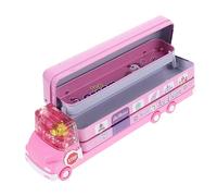 jojofuny Estuche Escolar De Gran Capacidad para Lápices Caja Metálica Multifuncional con Diseño De Dibujos Animados Estuche Ligero y Portátil con Compartimentos para Bolígrafos y Útiles Esc