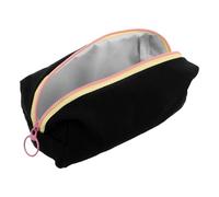 jojofuny Estuche Grande para Lápices Portátil Negro Organizador Blando de Papelería Cremallera Bolsa Espaciosa para Rotuladores y Bolígrafos Adecuado para Escuela Oficina y Viaje