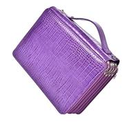 jojofuny Estuche para Lápices de Gran Capacidad Bolsa de Papelería de PU para Guardar Obras de Arte para Estudiantes y Uso Diario