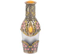 jojofuny Frasco de Perfume de Oriente Medio 35 Ml Hexagonal Amarillo Piedra Mini Frascos de Perfume para Viaje Botella Vintage para Aceites Esenciales y Decoración Hogar