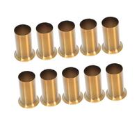 jojofuny Funda para Base de Lámpara de Araña de Hierro 30x60mm Brida, Acabado Oro Antiguo, Compatible Candelabros Europeos, Accesorio para Lámparas Colgantes, Paquete de 10 Unidades, Uso