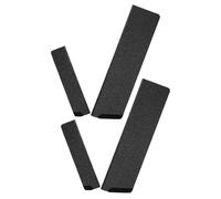 jojofuny Funda para Cuchillos de Cocina Negra Portátil Set de 4 Piezas 2 Fundas 127 CM Interior de Terciopelo Antideslizante Protector Seguro para Filo en Hogar y Viaje