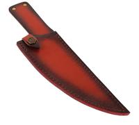 jojofuny Funda para Cuchillos de Cocina Profesional en Cuero Marrón, Protector Práctico Que Protege de Daños, Adecuado para Uso Hogar y Cajones de Cocina