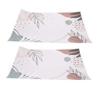 jojofuny Funda para Portátil 15 Pulgadas Calcomanía Artística Diseño de Hojas Reutilizable Accesorio para Laptop de Aplicar Adhesivo No Pegajoso