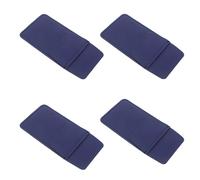jojofuny Funda Protectora para Bolígrafos de Piel Sintética Azul Cobalto Tamaño 16X8 CM Pack de 4 Unidades Estuche Organizador Portátil para Enfermería Escuela y Oficina