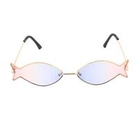 jojofuny Gafas de sol en forma de pez: divertidas gafas de verano para la playa, accesorios para fiestas hawaianas luau, accesorios fotográficos juguetones para fiestas en la piscina y fiestas de