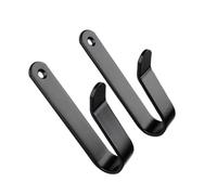 jojofuny Gancho de Pared de Metal para Patinetas y Tablas de Surf, Soporte de Almacenamiento Resistente para Garaje, Set de 2 Ganchos Multifunción para Longboards y Snowboards, Adecuado