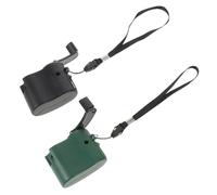 jojofuny Generador de Manivela Portátil USB 2 Unidades Negro y Verde, Cargador Manual para Teléfono, Banco de Energía de Viaje para Camping, Emergencias y Actividades al Aire Libre