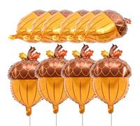 jojofuny Globos de Aluminio Material Resistente y Diseño para Colgar Forma de Piña 10 para Decoración de Acción de Gracias y Fiestas de Otoño