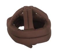 jojofuny Gorra Protectora para Personas Mayores Almohadilla de Algodón Anticaídas, Tapa Protectora Marrón Orejeras para Seguridad y Confort en Hogar y Exteriores