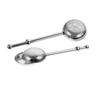 jojofuny Infusores de Té y Efecto de Filtrado de Acero Inoxidable 304 Diseño Retráctil 2 Piezas Varios estilos para Uso en Restaurante o Casa de Té Varios estilos