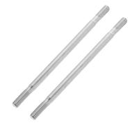 jojofuny Juego de 2 Espárragos de Doble Cabeza para Carburador de Motor de Gasolina, Pernos de Acero al Carbono Resistentes, Accesorios de Montaje para Generador, Kit de Fijación