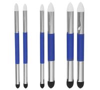 jojofuny Juego de 6 Pinceles de Esponja para Difuminar Bocetos, Herramienta de Corrección y Mezcla para Dibujo, Doble Punta Lavable de 14 Cm, Adecuado para Artistas y Detalles en