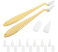 jojofuny Juego de Herramientas de Dibujo para Principiantes Tocones de Mezcla de Pp Amarillo, Conveniente para Almacenar y Difuminar en Bocetos Artísticos