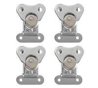 jojofuny Kit de 4 Pestillos de Resorte Pequeños de Hierro para Cajas de Herramientas y Armarios, Cerrojo Empotrado y Pestillo de Palanca, Ideales para Cajas de Vuelo y Gabinetes Eléctricos