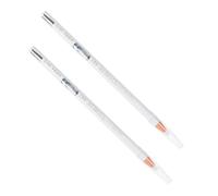 jojofuny Lápiz Delineador de Ojos Blanco 2 Unidades Resistente al Agua Sudor Fácil de Colorear Recubrimiento de Madera para Maquillaje Duradero y Mirada Alargada