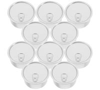jojofuny Latas Vacías de Aluminio 180 Ml con Tapa Fácil de Abrir Pack de 10 Unidades Herméticas para Almacenamiento de Té Café Snacks y Comida para Mascotas Ideales para Uso Diario y