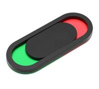 jojofuny Letrero Deslizante de Privacidad para Puerta Corredera 3X7 CM Color Negro sin Texto Indicador para Sala de Reuniones y Oficina Señal de Estado Libre U Ocupado