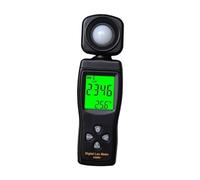 jojofuny Luxómetro Digital Portátil Medidor De Iluminancia De Alta Precisión Fotómetro Industrial De Mano Rango De Medición hasta Lux para y Uso Doméstico