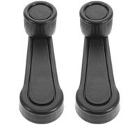 jojofuny Manijas para Elevalunas 2 Piezas Negras para Puertas Delanteras y Traseras Instalación Rápida y Uso en Vehículos sin Necesidad de Herramientas