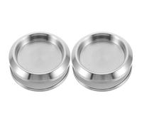 jojofuny Manijas Redondas de Acero Inoxidable 304 para Puertas Corredizas de Vidrio de Ducha, Tiradores para Puertas Interiores de Baño, 2 Piezas en Acabado Satinado, Resistentes