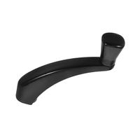 jojofuny Manivela Manual de Metal para Ventana Abatible, Manija del Operador Spline Resistente Intemperie, Palanca de Apertura Suave para Puerta y Ventana, Accesorio de Reemplazo Negro