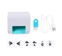 jojofuny Máquina Peladora de Melones, Pelador Eléctrico de Abs, 1000 Mah, Blanco, para Abrir Semillas de Girasol y Melón en Casa