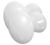 jojofuny Masajeador Facial de Jade Blanco 2 Piezas en Forma de Hongo para Cuidado Corporal y Reducción de Arrugas en Rutina Diaria