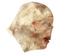 jojofuny Máscara de Momia Zombi Aterradora de Látex para Halloween, 1pieza, Color Caqui, Diseño Espeluznante para Fiesta y Festival de Disfraces Varios estilos