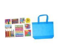 jojofuny Material didáctico de geometría. Juego de matemáticas Kit de Aprendizaje de matemáticas manipulativos de matemáticas jardín de Infantes Reloj Digital para el Aula Tela