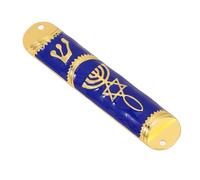 jojofuny Mezuzá de Metal Retro para Puerta Escritura Sagrada, Adorno Religioso Decorativo para Hogar, Artesanía Israelí Vintage, Decoración Significativa para Entrada Color Color Aleatorio