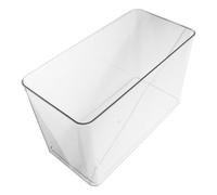 jojofuny Mini Acuario Transparente de Plástico para Escritorio Terrario Pequeño para Tortugas y Reptiles Pecera Ecológica Horizontal para Peces Betta Caja Nido Pequeña para Mascotas