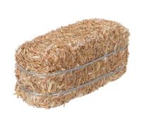 jojofuny Mini Fardo de Heno Decorativo Pequeño, Paca de Paja Artificial para Manualidades y Decoración Temática del Oeste, Accesorio para Casas de Muñecas y Ambientes Campestres, Color