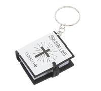 jojofuny Mini Llavero Biblia Miniatura 12 Piezas, Colgante Metálico Plateado Libro Pequeño, Recuerdo Religioso para Bautismo, Comunión y Obsequio de Iglesia