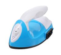 jojofuny Mini Plancha Eléctrica Azul Eu 220v para Transferencia de Calor, Máquina de Prensado Térmico Portátil para DIY Manualidades y Vinilo, Prensa de Calor Base Antiadherente