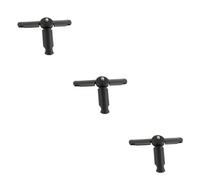 jojofuny Mini Trípode para Teléfono Inteligente De 3 Piezas Negro Sin Goma con Rosca De 3/4 De Pulgada para Una Fácil Conexión.