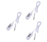 jojofuny Minicargador Convertidor De 3 A Concentrador 3 USB Cable De 1 2 M Color Carga Sin Conexión Sin Necesidad De Ordenador para Portátil.